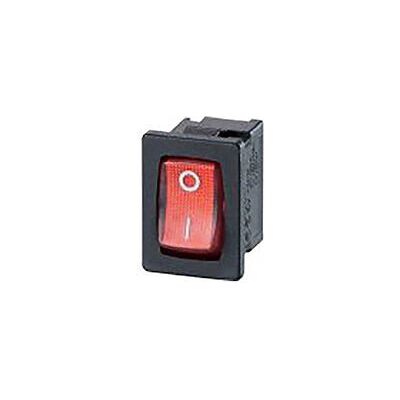 Bachmann 924.110 Elektrischer Schalter - Wippenschalter 1P Rot & Schwarz Bachmann 924.110 Elektrischer Schalter - Wippenschalter 1P Rot & Schwarz