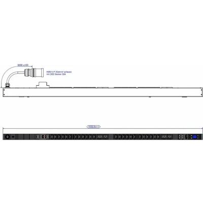 Bachmann BN7500 Alimentation Électrique - 24 C13, 4 C19 Bachmann BN7500 Alimentation Électrique - 24 C13, 4 C19