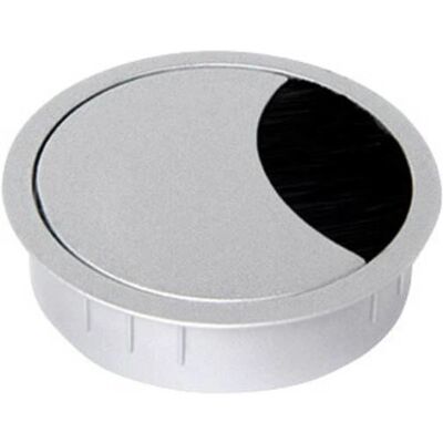 Bachmann 930.300 Passe-câbles rond - Zinc, gris - Publicité Bachmann 930.300 Passe-câbles rond - Zinc, gris - Publicité