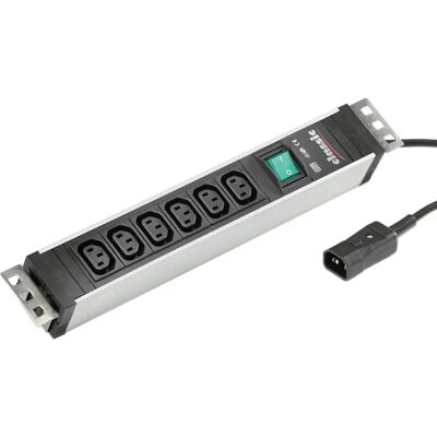 Listwa zasilająca Bachmann - 6 gniazd, 2m kabel, Podświetlany wyłącznik Listwa zasilająca Bachmann - 6 gniazd, 2m kabel, Podświetlany wyłącznik