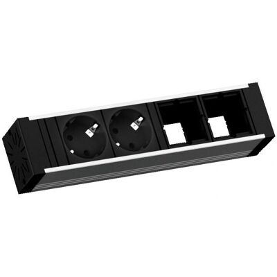 Bachmann VENID Rallonge électrique - 2 prises AC - 0,2 m - Intérieur - Noir - Publicité Bachmann VENID Rallonge électrique - 2 prises AC - 0,2 m - Intérieur - Noir - Publicité