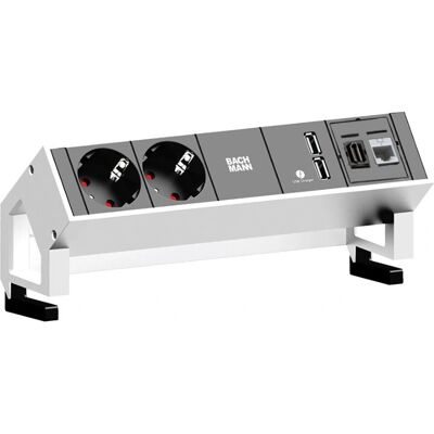 Bachmann - DESK2 - 2xCEE7/7 - HDMI - Multiprise Bachmann - DESK2 - 2xCEE7/7 - HDMI - Multiprise