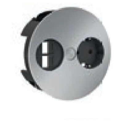 Bachmann TWIST Steckdosenleiste - 2 m, Chrom, 1 AC-Steckdose Bachmann TWIST Steckdosenleiste - 2 m, Chrom, 1 AC-Steckdose