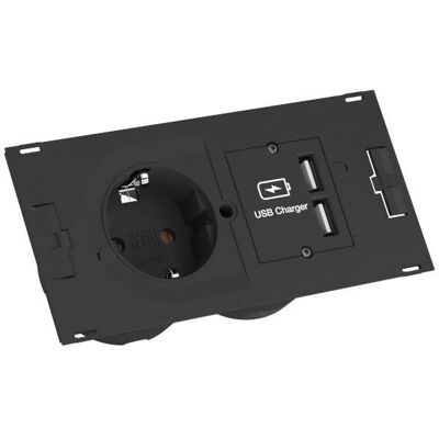 Bachmann - DUE - 0,2 m - 1 AC-Steckdose - Steckdosenleiste Bachmann - DUE - 0,2 m - 1 AC-Steckdose - Steckdosenleiste