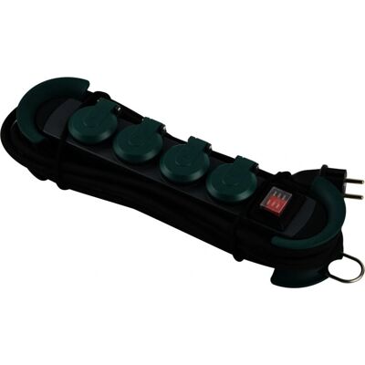 Bachmann Extensión de corriente 4m exterior verde - Power Extension Cord Bachmann Extensión de corriente 4m exterior verde - Power Extension Cord