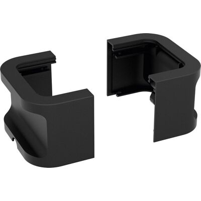 Bachmann 350.100 Kabelorganisator Wand - Kabelwicklung, Schwarz Bachmann 350.100 Kabelorganisator Wand - Kabelwicklung, Schwarz