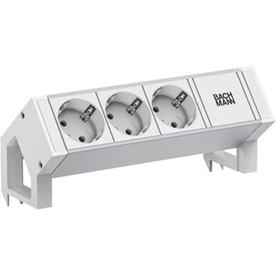 Bachmann BACH 937.406 - Multiplug, 3 prises, Blanc - Publicité Bachmann BACH 937.406 - Multiplug, 3 prises, Blanc - Publicité