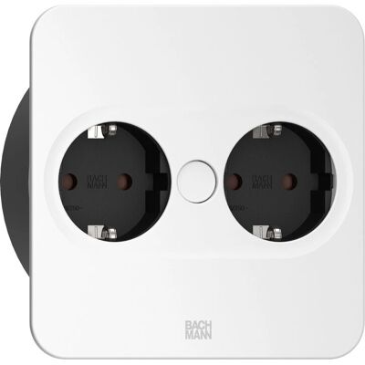 Bachmann 946.101 Twist2 Steckdose - Modernes Platzsparendes Design Bachmann 946.101 Twist2 Steckdose - Modernes Platzsparendes Design