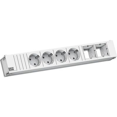 Bachmann - 912.703 - 4x Schutzkontaktsteckdosen - Steckdosenleiste Bachmann - 912.703 - 4x Schutzkontaktsteckdosen - Steckdosenleiste