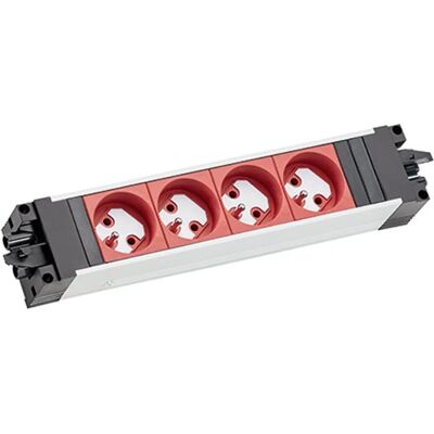 Bachmann - STEP ALU 4xUTE - 4 prises - Power strip - Publicité Bachmann - STEP ALU 4xUTE - 4 prises - Power strip - Publicité