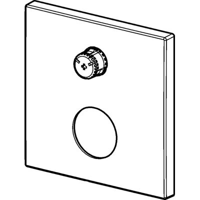 Rosette Hansa 150x150mm - Accessoire de douche - Publicité Rosette Hansa 150x150mm - Accessoire de douche - Publicité