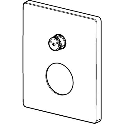 Rosace Hansa 185 x 150 mm - Accessoire de douche - Publicité Rosace Hansa 185 x 150 mm - Accessoire de douche - Publicité
