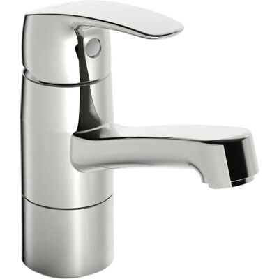 Amestecător de lavoar Hansa Hansapinto, fără scurgere, proiecție 133 mm Amestecător de lavoar Hansa Hansapinto, fără scurgere, proiecție 133 mm