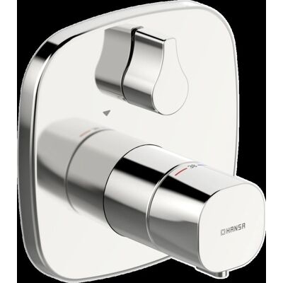 Hansa Hansaliving Thermostat-Badewannenmischer - Wandmontage, Chrom Hansa Hansaliving Thermostat-Badewannenmischer - Wandmontage, Chrom