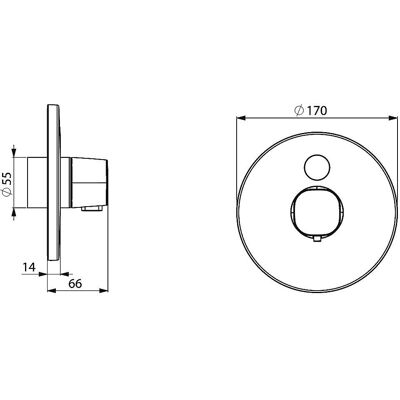 Hansa Hansaelectra Berührungsloser Duschthermostat - Duschthermostat Hansa Hansaelectra Berührungsloser Duschthermostat - Duschthermostat