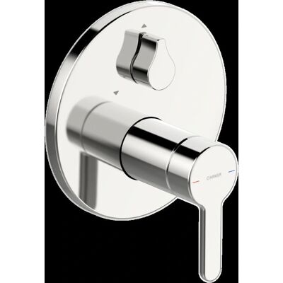 Hansa HANSADESIGNO Stil set de amestecător pentru cadă și duș - Cromat Hansa HANSADESIGNO Stil set de amestecător pentru cadă și duș - Cromat