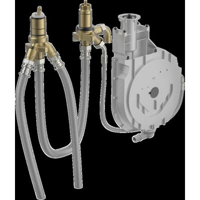 Hansa Compact Badezimmerarmatur-Installationsset - 3-Loch, Randmontage Hansa Compact Badezimmerarmatur-Installationsset - 3-Loch, Randmontage