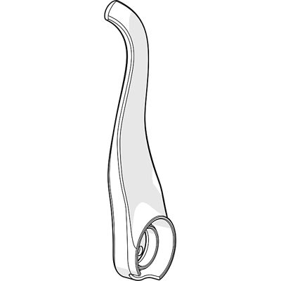 ALESSI Swan von HANSA 59914508 Chrom Türgriff - Türgriff ALESSI Swan von HANSA 59914508 Chrom Türgriff - Türgriff