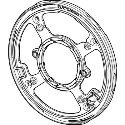Hansa Rosettenträger - Komplettset - Befestigungsteile Hansa Rosettenträger - Komplettset - Befestigungsteile