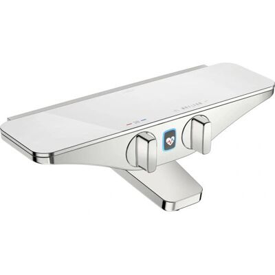 Hansa Wellfit Wannen- und Brausearmatur - Bluetooth, Sicherheitsglas, 137mm Hansa Wellfit Wannen- und Brausearmatur - Bluetooth, Sicherheitsglas, 137mm