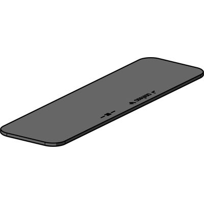 Hansa Modell 59914600 Grau Abdeckplatte - Cover Plate Hansa Modell 59914600 Grau Abdeckplatte - Cover Plate