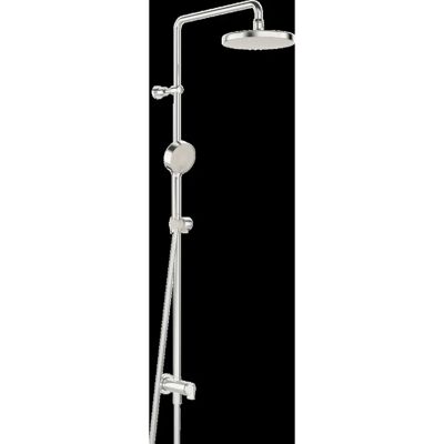 Sistem de duș Chrome Hansa - Cap de 200mm, Proiecție 407mm Sistem de duș Chrome Hansa - Cap de 200mm, Proiecție 407mm