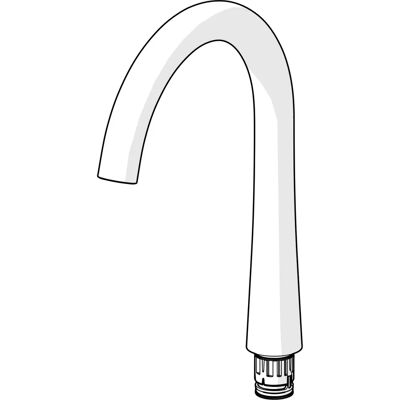 Hansa Chrom Schwenkbarer Auslauf - Wasserhahn Hansa Chrom Schwenkbarer Auslauf - Wasserhahn