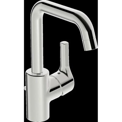 Hansa Chrom Waschbeckenmischer - 152mm Ausladung mit Hebel Hansa Chrom Waschbeckenmischer - 152mm Ausladung mit Hebel