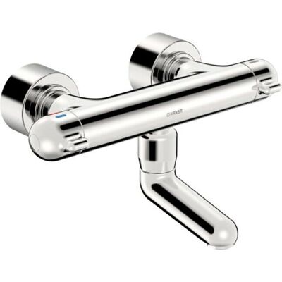 Hansamedipro Mitigeur Thermostatique Lavabo - 179mm Projection - Chrome - Publicité Hansamedipro Mitigeur Thermostatique Lavabo - 179mm Projection - Chrome - Publicité