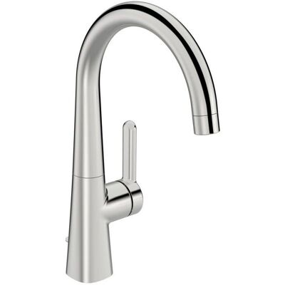 Hansa Hansadesigno Wasserhahn - 167mm Ausladung - Automatischer Ablauf - Messing Hansa Hansadesigno Wasserhahn - 167mm Ausladung - Automatischer Ablauf - Messing