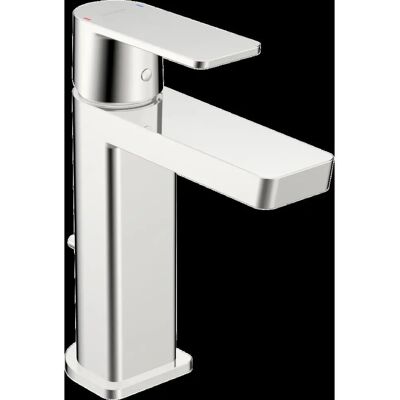 Hansa Hansastela Robinet de lavabo cromé - Bec fixo - Drainage automatique Hansa Hansastela Robinet de lavabo cromé - Bec fixo - Drainage automatique