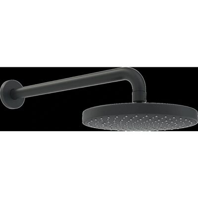 Hansa Basicjet Kopfbrause - 1-Strahl - 200 mm - Matt-Schwarz Hansa Basicjet Kopfbrause - 1-Strahl - 200 mm - Matt-Schwarz