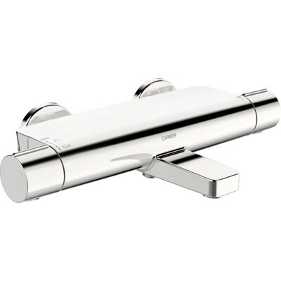 Hansa Hansaoptima Badewannen- und Duschmischer - Thermostat, Eco, 131mm Projektion Hansa Hansaoptima Badewannen- und Duschmischer - Thermostat, Eco, 131mm Projektion