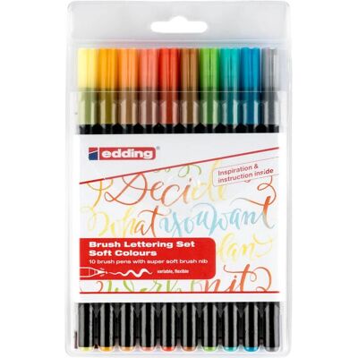 Ensemble de feutres Edding 1340 - Couleurs variées - 10 pcs - Publicité Ensemble de feutres Edding 1340 - Couleurs variées - 10 pcs - Publicité