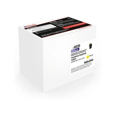 edding EDD-6039 Gelb Toner - Kompatibel mit LEXMARK 70C2HY0 edding EDD-6039 Gelb Toner - Kompatibel mit LEXMARK 70C2HY0