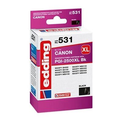 Edding EDD-531 Inktcartridge - Hoge Yields Cyaan voor Canon & HP Edding EDD-531 Inktcartridge - Hoge Yields Cyaan voor Canon & HP