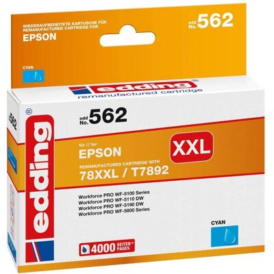 Edding Epson 78XXL cián tintapatron - Nyomtató tinta Edding Epson 78XXL cián tintapatron - Nyomtató tinta