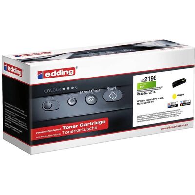 Toner Jaune edding - Compatible HP 201A (CF402A) - 1400 Pages Toner Jaune edding - Compatible HP 201A (CF402A) - 1400 Pages