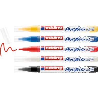 Edding 5300 basic 5SZ - Többszínű akrilfilcek Edding 5300 basic 5SZ - Többszínű akrilfilcek