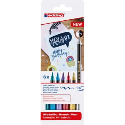 Edding 1340 Metallpennset - 6 st Edding 1340 Metallpennset - 6 st