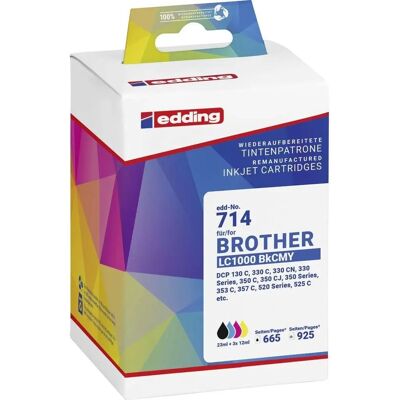 edding Model EDD-714 Set van Kleuren-compatibele Printerpatronen edding Model EDD-714 Set van Kleuren-compatibele Printerpatronen