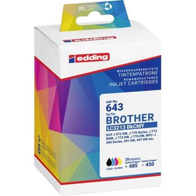 Edding Model EDD-643 Multicolor Printer Inktcartridges - Printer Type Edding Model EDD-643 Multicolor Printer Inktcartridges - Printer Type