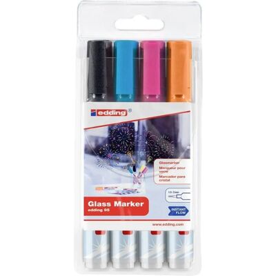 Edding Modell 95 Flerfärgad Glaswhiteboardpenna - Set Edding Modell 95 Flerfärgad Glaswhiteboardpenna - Set