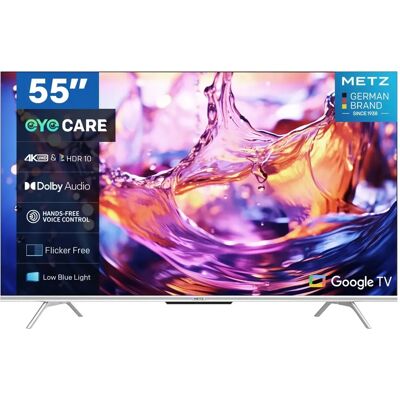Metz 55MUD7000D - TV Intelligente 55'' LED 4K Sans Cadre Google - HDR10 - It - Publicité Metz 55MUD7000D - TV Intelligente 55'' LED 4K Sans Cadre Google - HDR10 - It - Publicité
