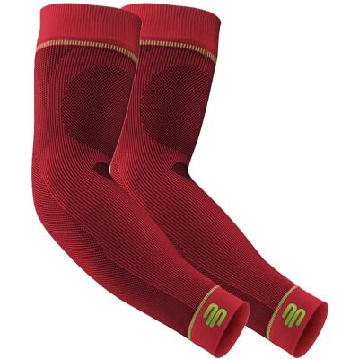 Bauerfeind Supportive Sports Compression Sleeves XL - Long - Red - Arm Bauerfeind Supportive Sports Compression Sleeves XL - Long - Red - Arm