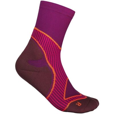 Bauerfeind Chaussettes de Compression Rose - Soutien Course Mi-Mollet - Publicité Bauerfeind Chaussettes de Compression Rose - Soutien Course Mi-Mollet - Publicité