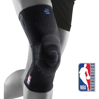 Genouillère NBA Sports Bauerfeind - Stabilité, respirant, léger - Publicité Genouillère NBA Sports Bauerfeind - Stabilité, respirant, léger - Publicité