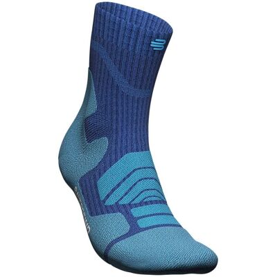 Bauerfeind Outdoor Merino Mid Cut Socks - Blauw - Sokken Bauerfeind Outdoor Merino Mid Cut Socks - Blauw - Sokken