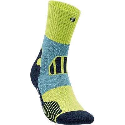 Bauerfeind Bright Lemon Trail Socken - Herren Mid Cut Running Socks Bauerfeind Bright Lemon Trail Socken - Herren Mid Cut Running Socks