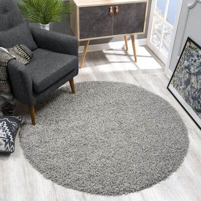 SANAT - LOCA - Grau - Ø150 cm Teppich SANAT - LOCA - Grau - Ø150 cm Teppich